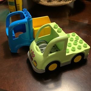 Lego Dump truck and ice cream truck shell
